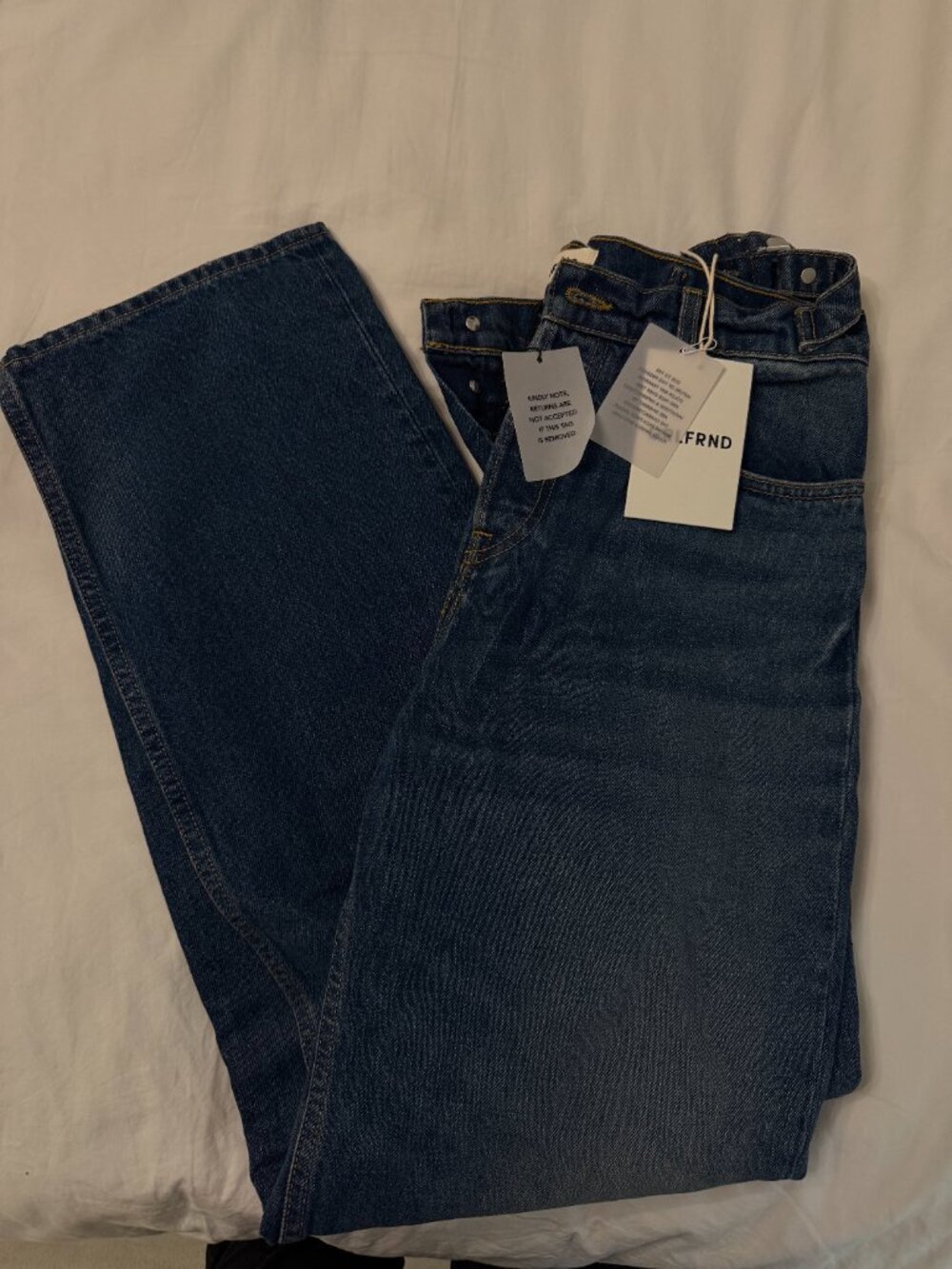 NWT REVOLVE GRLFRND Bella Cinch Low Rise Boyfriend - Picture 5 of 5